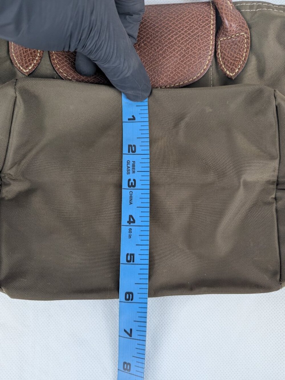 Authentic Longchamp Le Pliage Nylon Tote Bag Green | Used Nice | Fast Dispatch - Picture 13 of 15